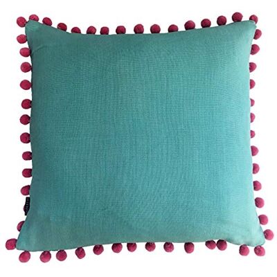 RIVA Home Cuscino Imbottito in Poliestere Mardi Gras, Acqua, 50 x 50cm (20" x 20") RIVA Home Cuscino Imbottito in Poliestere Mardi Gras, Acqua, 50 x 50cm (20" x 20")