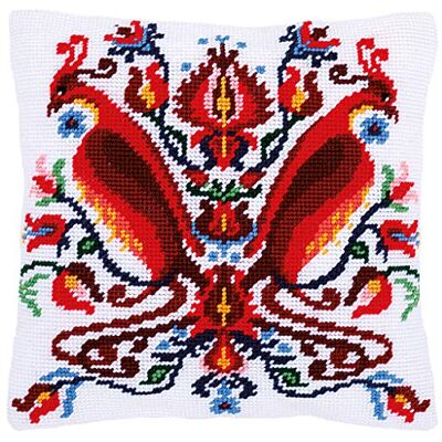 Vervaco Vorbeze Nice Cuscino da ricamo, in raso, in cotone, multicolore, 40 x 40 x 0,3 cm Vervaco Vorbeze Nice Cuscino da ricamo, in raso, in cotone, multicolore, 40 x 40 x 0,3 cm