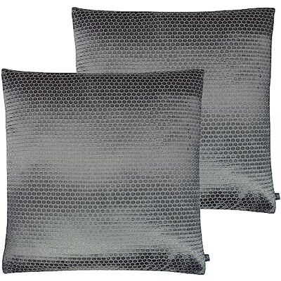 Prestigious Textiles Emboss Cuscino imbottito in piuma metallizzata, confezione da 2 Prestigious Textiles Emboss Cuscino imbottito in piuma metallizzata, confezione da 2