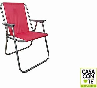 Pratesi SEDIA RELAX ROSSO 45X54X40/77 ACCIAIO