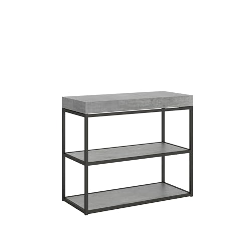 giordano shop Consolle Allungabile 90-300x40x77 cm in Nobilitato Grigio