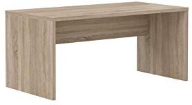 Forte Calpe Scrivania, in legno derivato, rovere Sonoma, 160 x 72,2 x 80 cm