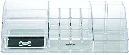 Gerson Rangement cosmetico Multi-espaces Acrilico Trasparente 23 x 15 x 9 cm