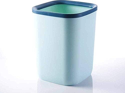 IJNHYTG Cestino Trash Can moderna ovale in plastica Piccolo Trash Can Wastebasket, Garbage Container Bin for bagno, cucina, lavanderia, Studio, dormitori (Color : D)