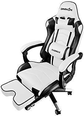 RaidMax SEDIA GAMING DRAKON BIANCA/NERA, Taglia universale