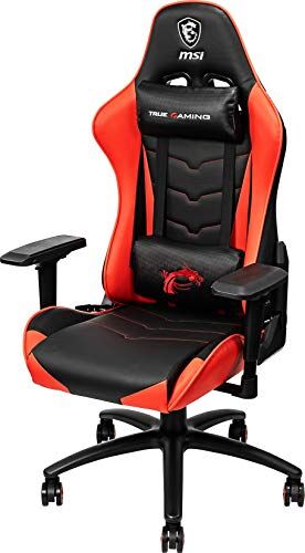 MSI MAG CH120 Sedia Gaming Ergonomica e regolabile, imbottitura FOAM, struttura in acciaio, braccioli 4D, reclinabile fino a 180°, ecopelle, ruote 60mm, regge fino a 150 Kg