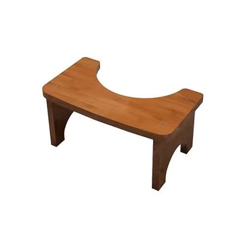 PIURUF Sgabello da bagno in legno per una migliore postura seduta, antiscivolo, allinea il colon per un sollievo più veloce e più facile
