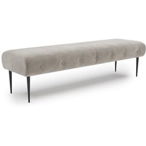 Cavadore Panca Amba 3 posti per cucina, sala da pranzo o cucina/panca da cucina adatta per 3 posti Amba / 159 x 52 x 54 / microfibra di alta qualità: grigio chiaro Cavadore Panca Amba 3 posti per cucina, sala da pranzo o cucina/panca da cucina adatta per 3 posti Amba / 159 x 52 x 54 / microfibra di alta qualità: grigio chiaro