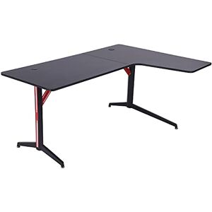 Happy Garden Scrivania angolare per Giocatori Nina. Scrivania angolare da Gioco Nera. Tavolo da Gioco con Gambe in Metallo Nero. Happy Garden Scrivania angolare per Giocatori Nina. Scrivania angolare da Gioco Nera. Tavolo da Gioco con Gambe in Metallo Nero.