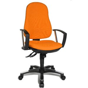 Topstar 9020AG04 Sedia Girevole per Ufficio, Rivestimento in Tessuto Arancia Topstar 9020AG04 Sedia Girevole per Ufficio, Rivestimento in Tessuto Arancia