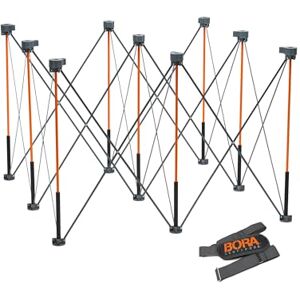 BORA Centipede – Banco da lavoro pieghevole portatile 60 x 120 cm, altezza 91,4 cm, gambe in acciaio, capacità 1.587 kg, con cinghia per il trasporto, tavolo da costruzione robusto BORA Centipede – Banco da lavoro pieghevole portatile 60 x 120 cm, altezza 91,4 cm, gambe in acciaio, capacità 1.587 kg, con cinghia per il trasporto, tavolo da costruzione robusto