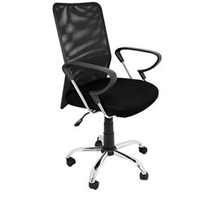 La Silla Española La sedia Spagna Salamanca Sedia di Ufficio senza poggiatesta, Poliestere, Nero, 51.50 X 113 x 63.50 cm La Silla Española La sedia Spagna Salamanca Sedia di Ufficio senza poggiatesta, Poliestere, Nero, 51.50 X 113 x 63.50 cm