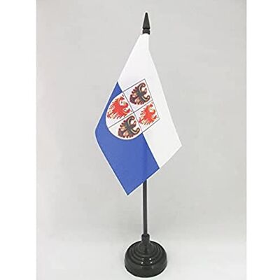 AZ FLAG Bandiera da Tavolo Trentino-Alto Adige 15x10 cm Base Plastica Uso interno bandiera da tavolo italiana finitura cucita e bordi rinforzati con asta in plastica e base in plastica AZ FLAG Bandiera da Tavolo Trentino-Alto Adige 15x10 cm Base Plastica Uso interno bandiera da tavolo italiana finitura cucita e bordi rinforzati con asta in plastica e base in plastica