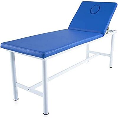 Quirumed Lettino da massaggio fisso in acciaio, similpelle, colore blu, con tappo facciale, foro facciale, schienale regolabile, leggero, 186 x 62 x 69 cm, fino a 120 kg Quirumed Lettino da massaggio fisso in acciaio, similpelle, colore blu, con tappo facciale, foro facciale, schienale regolabile, leggero, 186 x 62 x 69 cm, fino a 120 kg