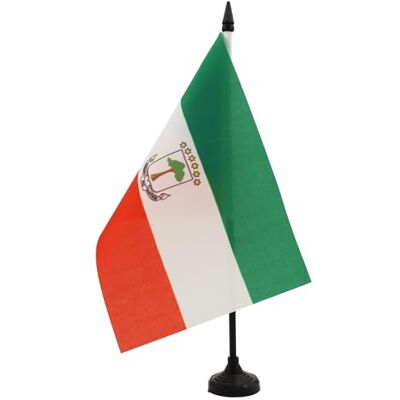 AZ FLAG Bandiera da Tavolo Guinea Equatoriale 21x14 cm Base Plastica Uso interno bandiera da tavolo equatoguineana Guinea Ecuatorial finitura cucita e bordi rinforzati poliestere 100D AZ FLAG Bandiera da Tavolo Guinea Equatoriale 21x14 cm Base Plastica Uso interno bandiera da tavolo equatoguineana Guinea Ecuatorial finitura cucita e bordi rinforzati poliestere 100D