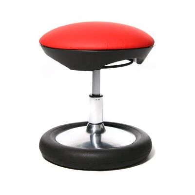 Topstar Sitness Kid 20 Sgabello, Rivestimento in Poliuretano Rosso Topstar Sitness Kid 20 Sgabello, Rivestimento in Poliuretano Rosso