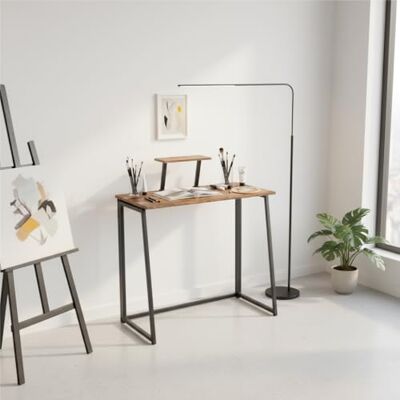 FurnitureR Tavolo pieghevole multiuso per hobby creativi, superficie in legno con ripiano rialzato, ideale per disegni, artisti, hobby creativi, facile da spostare, 80 x 40 x 74 cm FurnitureR Tavolo pieghevole multiuso per hobby creativi, superficie in legno con ripiano rialzato, ideale per disegni, artisti, hobby creativi, facile da spostare, 80 x 40 x 74 cm
