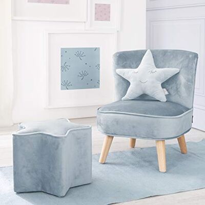 roba Set di mobili per bambini 'Lil Sofa' composto da divano per bambini, poltrona, cuscino decorativo nuvola roba Set di mobili per bambini 'Lil Sofa' composto da divano per bambini, poltrona, cuscino decorativo nuvola