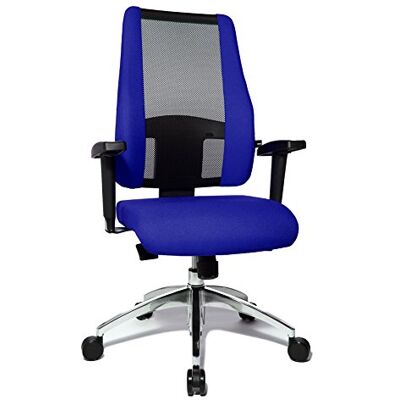 Topstar Air Syncro Sedia Ufficio Girevole, Blu Nera Topstar Air Syncro Sedia Ufficio Girevole, Blu Nera