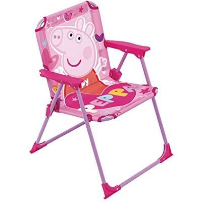 ARDITEX PP14445 Sedia pieghevole con braccioli da 38 x 32 x 53 cm di -Peppa Pig ARDITEX PP14445 Sedia pieghevole con braccioli da 38 x 32 x 53 cm di -Peppa Pig