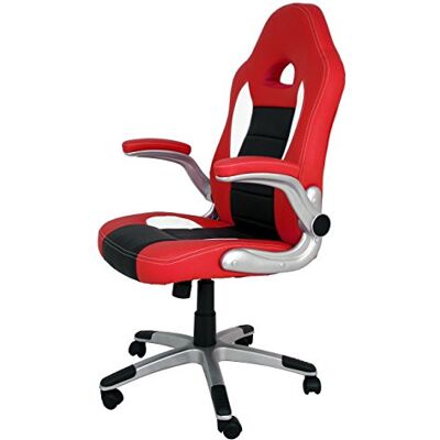 LA SILLA ESPAÑOLA - Sepulveda - Red/Black - PU leather - Chair LA SILLA ESPAÑOLA - Sepulveda - Red/Black - PU leather - Chair