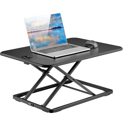 Techly 366860 Convertitore da Scrivania in Piedi Postazione di Lavoro Sit Stand Ultra Slim Altezza Regolabile Nero Techly 366860 Convertitore da Scrivania in Piedi Postazione di Lavoro Sit Stand Ultra Slim Altezza Regolabile Nero