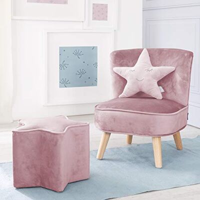 roba Set di mobili per bambini 'Lil Sofa' composto da divano per bambini, poltrona, cuscino decorativo nuvola roba Set di mobili per bambini 'Lil Sofa' composto da divano per bambini, poltrona, cuscino decorativo nuvola