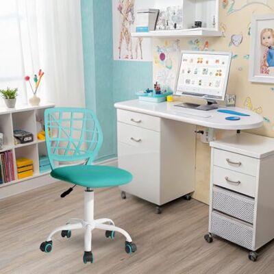 FurnitureR Poltrona dentale girevole a 360°, sgabello colorato per assistente dentale, altezza regolabile, ergonomia, per studi dentistici, sala massaggi, clinica, 38,5 x 40 x 87 cm, turchese FurnitureR Poltrona dentale girevole a 360°, sgabello colorato per assistente dentale, altezza regolabile, ergonomia, per studi dentistici, sala massaggi, clinica, 38,5 x 40 x 87 cm, turchese