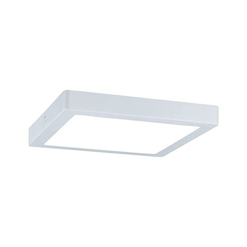Paulmann LED Abia 300x300 mm angolare bianco luce diurna luminoso plastica pannello da soffitto 4000 K 22 W, 300x300mm