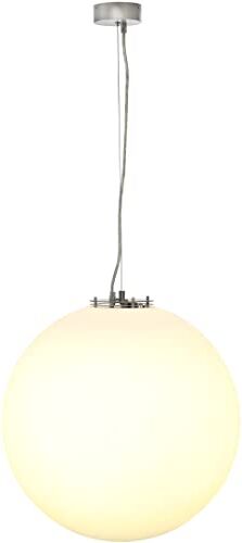 SLV ROTOBALL salotto, illuminazione di interni, sospensione per sala da pranzo, LED, lampada a plafone / E27 24W bianco, PALLA ROTONDA 50, 1 pz