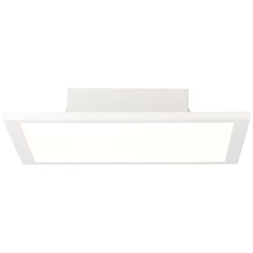 Brilliant lampada Buffi pannello a soffitto LED 30x30cm bianco/bianco freddo   1x LED 18W integrato, (2340lm, 4000K)   Scala da A ++ a E   Luce piatta per un'illuminazione uniforme della stanza