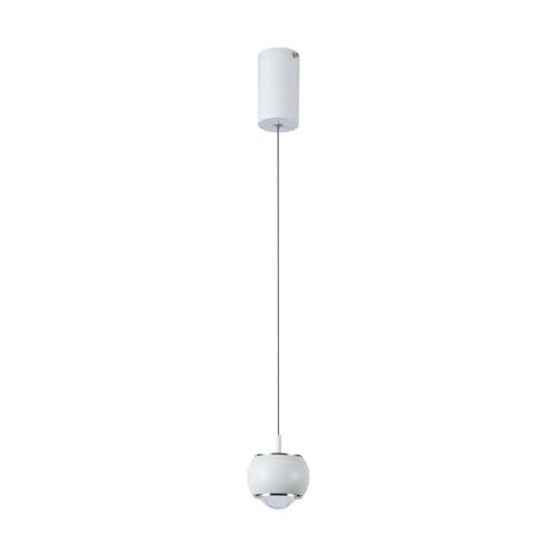 V-TAC VT-7830 Lampadario LED 9W ovale a sospensione forma campana design Moderno 10 * 10 * 100cm Colore bianco 3000K