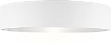 Smartwares Lampada da Soffitto Moderna IDE-60043, Fino a 18 watt, Design in tessuto elegante, Bianco