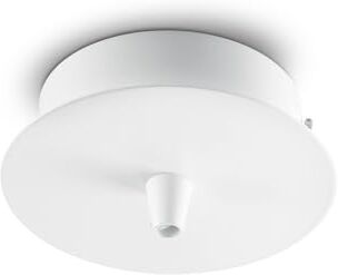 Ideal Lux Rosone bianco in Metallo 1 Luce rotondo