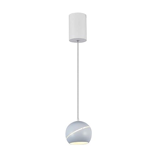 V-TAC VT-7797 Lampadario LED 8.5W a sospensione forma campana in metallo bianco accensione touch d12cm altezza regolabile 3000K