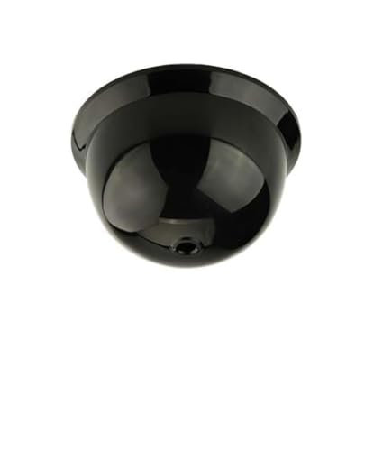 Generico Rosone Lampadario da Soffitto Copri Fili Cavi a Cupola in Plastica Bianco, Oro, Nero per Lampade Sospensione Pendel 107x62 mm (Nero)