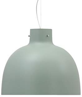 Kartell Bellissima, Lampada a Sospensione, Tecnopolimero termoplastico colorato in Massa, Verde salvia, Ø 50 x H 41 cm [Classe di efficienza energetica E]