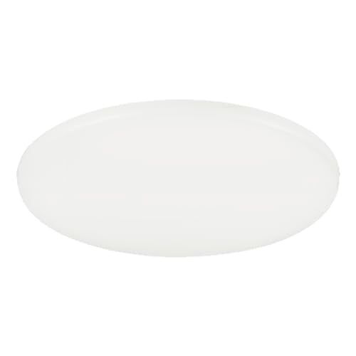 Eglo Rapita Plafoniera LED, luce da incasso rotonda, lampada da soffitto in alluminio e plastica in bianco, faretto da incasso, colore luce bianco caldo, Ø 21,5 cm
