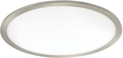 Eglo Led faretto da incasso Fueva Flex, spot Led in alluminio, superficie luminosa in plastica nichel opaco, profondità di montaggio 25mm, bianco neutro, Ø 22,5cm