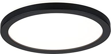 Paulmann Pannello LED Atria Shine 190 mm tondo incl. 1x11,2 W bianco caldo nero plastica sistema di illuminazione 3000 K 11.2 W, Ø 190mm