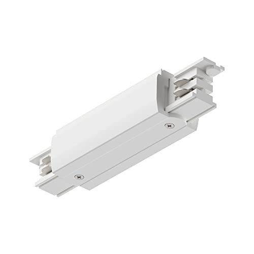 Paulmann , sistema di guida ProRail3, alimentazione centrale 167 x 35 mm, max. 3.680 W, binari da soffitto, in metallo, plastica, colore bianco, Mid Feed White