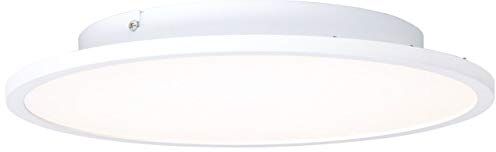 Brilliant lampada Buffi pannello a soffitto LED 35 cm sabbia / bianco / bianco caldo   1x LED 24W integrato, 2400lm, 2700K   Luce piatta per un'illuminazione uniforme della stanza Ottica flottant