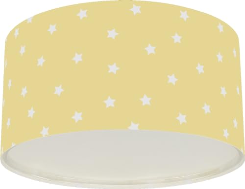 Dalber Lampada da soffitto plafoniera per bambini Star Light Stelle Giallo