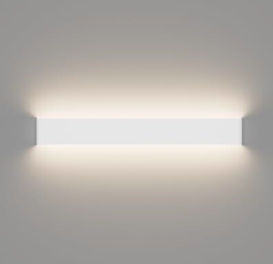 Klighten Applique da Parete Interno Moderno LED 71CM Lampada da Parete 24W Bianco Naturale 4500K Lampada da Muro per Camera da Letto Soggiorno Corridoio Scale (Bianco)