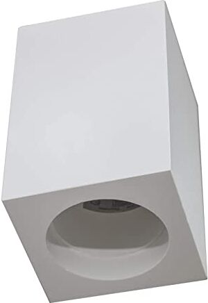 Universo Porta faretto quadrato plafoniera GU10 gesso bianco luce casa soffitto interni negozio 230V