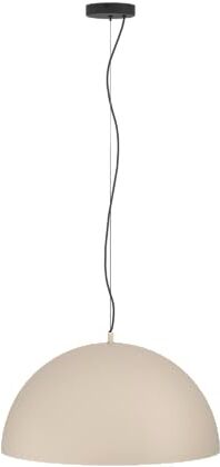 Eglo Gaetano 1 Lampadario a 1 luce per il tavolo da pranzo, lampadario per sala da pranzo in metallo color sabbia e nero, lampadario con attacco E27, diametro 53,5 cm