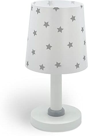 Dalber Lampada da tavolo o comodino per bambini Star Light stelle bianco