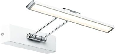 Paulmann Beam Thirty  Luce LED Galeria incl. 1x5 Watt Illuminazione Bianco, Cromo Quadri Metallo Lampada da appoggio 2700 K 5 W