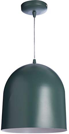 LUSSIOL Lampada Loft Colors, Sospensione Metallo, 60 W, Verde, ø 30 x H 30 cm