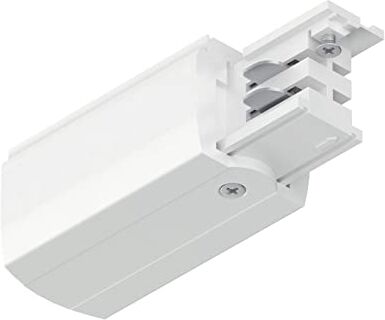 Paulmann , sistema di guida ProRail3, alimentazione finale, 99,5 x 35 mm, max. 3.680 W, binari da soffitto, in metallo, plastica, colore bianco, Fine Feed a destra